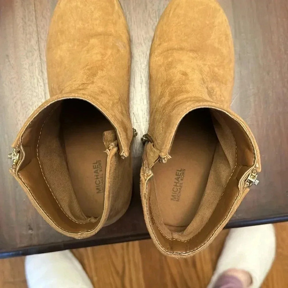 Michael Kors Emma Latica caramel girls booties size 5 - Picture 4 of 9